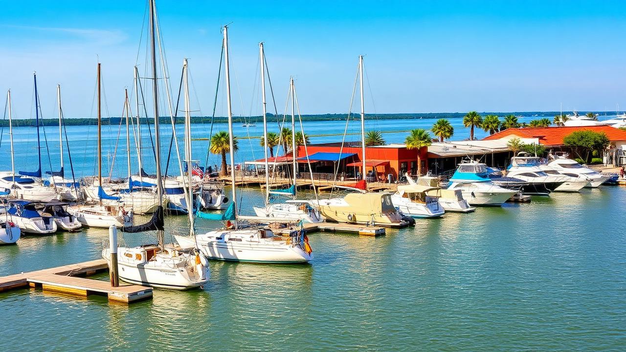 Marina on Clear Lake in League City, TX